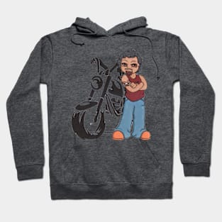 Motorcycle Man Hoodie